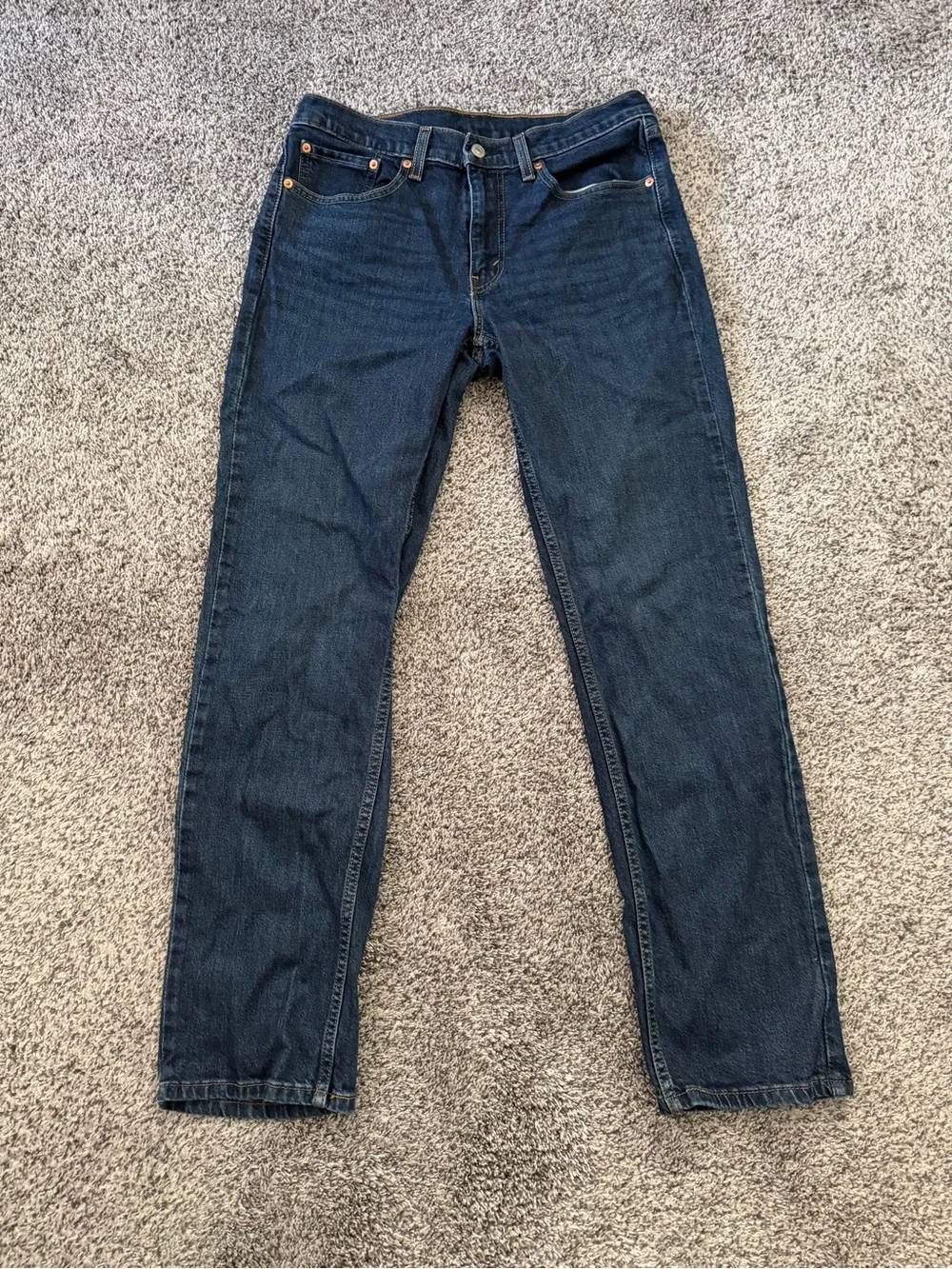 Men's Levi Strauss and Co. 514 Straight Blue Jeans Size W 32 L 32